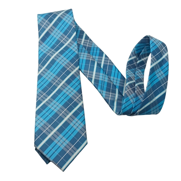 little black tie Other - Little Black Tie Mens Tie Blue White Business